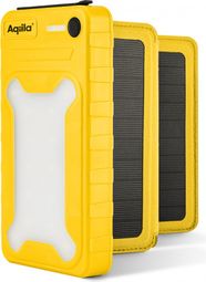 Powertec Aqiila BS10 - Batterie externe solaire avec lampe