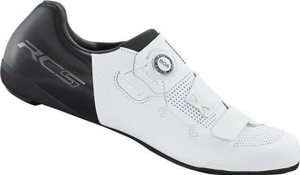 Pair of Shimano RC502 Road Shoes White