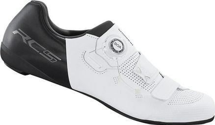 Paar Shimano RC502 Rennradschuhe Weiß