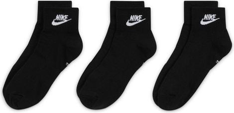 Nike Sportswear Everyday Essential Socken Schwarz Weiß