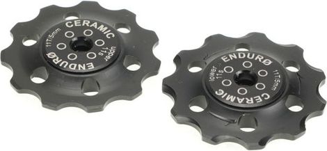 ENDURO BEARING-Jockey wheel set Zero Cer Shimano11 SpeedBlack