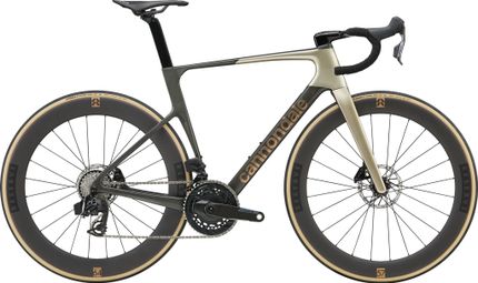 Cannondale SuperSix Evo 1 Rennrad mit SRAM Force AXS 12-fach, 700 mm, Grau/Beige Platinum, 2026