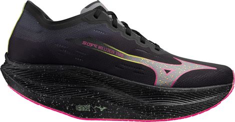 Zapatillas de Running Mizuno Wave Rebellion Pro 2 Negro/Rosa Hombre