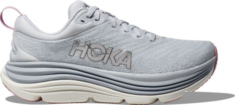 Hoka Gaviota 5 Running Shoes Blue/Rose Women