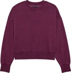 Fox Wordmark Women's Oversized Sweatshirt Purple