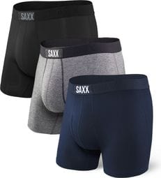 Saxx Boxer Pack 3 Vibe Schwarz Grau Blau