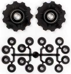 Paire de Galets de Dérailleurs avec Spacers Elvedes 2 x 11 dents SHIMANO / CAMPAGNOLO / SRAM