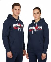 Ironman 70.3 Westfriesland Kapuzenpullover Royalblau