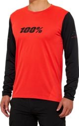 Maillot Manches Longues 100% Ridecamp Rouge / Noir M