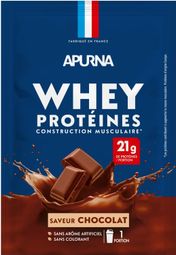 Bolsita de proteínas de suero Apurna con sabor a chocolate - 35 g