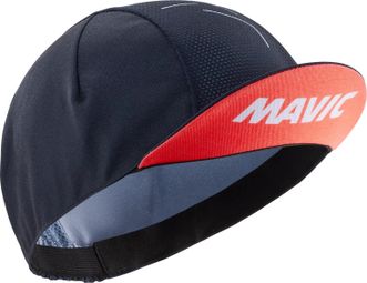 Casquette Route Mavic Roadie Bleu Foncé/Corail