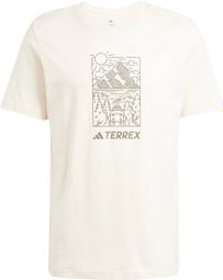 T-shirt graphique adidas Terrex Wild Blanc Homme