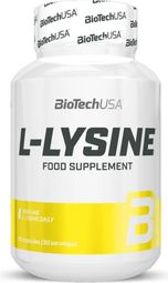 L-lysine (90 Caps) - Biotech Usa -  Autres Acides Aminés