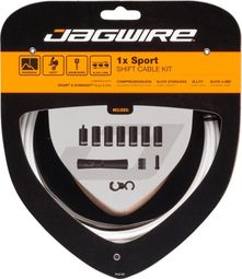 Kit Câble et Gaine Jagwire 1x Sport Shift Kit Blanc