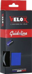 Ruban de guidon Velox maxi cork bicolor noir-bleu