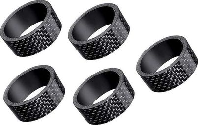 Spacer carbone 20 mm - 1 1/8 - pack 5 - EGD