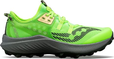 Chaussures de Trail Running Femme Saucony Endorphin Rift Vert Gris