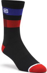 Chaussettes 100% Flow Performance Noir / Rouge