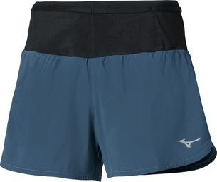 Mizuno Multi Pocket korte broek voor dames, blauw