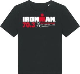 T-Shirt Manches Courtes Ironman 70 3 Westfriesland Noir Femme