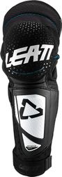 Genouillères Et Protège-Tibias Leatt Dual Axis - Protection Moto/VTT, Blanc, Taille S/M - 2
