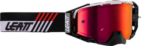 Leatt Velocity 6.5 Iriz White Red Mask - Rote Scheibe 28%