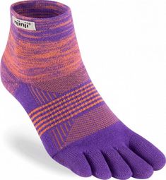 Chaussettes à orteils de running Trail Midweight Mini-Crew Coolmax femme