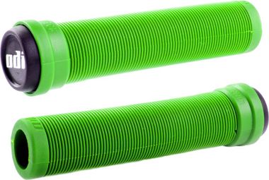 Paar Odi Longneck Flangeless Grips 135mm Groen