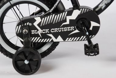 Vélo enfant Volare Black Cruiser - garçon - 12 po - noir