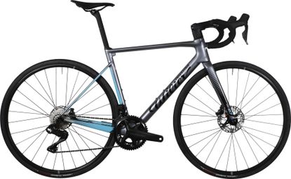 Wilier Triestina Wilier 0 SL Racefiets Miche RX26 Shimano Ultegra Di2 12S 700 mm Grijs Lichtblauw 2024