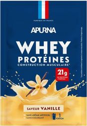 Bolsita de proteína de suero Apurna con sabor a vainilla - 35 g