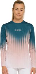 Dharco Race Dusty Prism Blau/Rosa Langarm Trikot Women