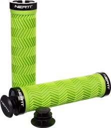 Neatt Grips Lock On Neon Green