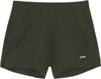 Short Running Circle Active Kaki
