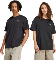 Adidas Terrex National Geographic Korte Mouw T-shirt Zwart Unisex