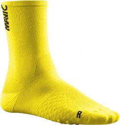 MAVIC Mid-High Socken Comete Sock Yellow Mavic / Schwarz