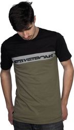 T-SHIRT STAYSTRONG CUT OFF GREEN /BLACK