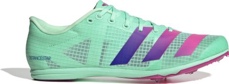 Chaussures de Running adidas running Distancestar Vert Rose Bleu