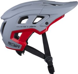 Kenny Scrambler Kid Helmet Grey / Red