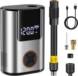 Pompe à Vélo électrique Portable 150PSI - Rechargeable USB-C