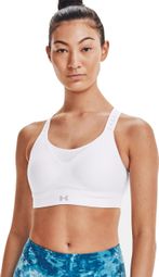 Brassière Femme Under Armour Infinity High Blanc