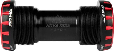 Boitier de pédalier Nova Ride BSA Shimano Rouge