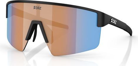 Lunettes Unisexe Bliz P004 L Noir Mat/Corail Orange Bleu Miroir