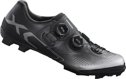 Paire de Chaussures VTT Shimano XC702 Large Noir/Argent