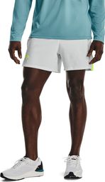 Pantalones cortos Under Armour Launch Elite Grises de 5 pulgadas
