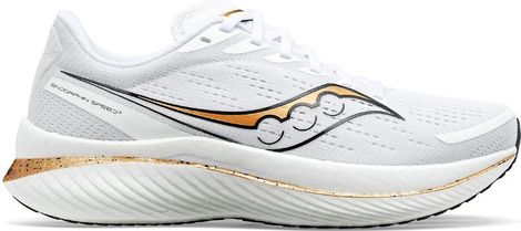 Chaussures de Running Saucony Endorphin Speed 3 Blanc Or