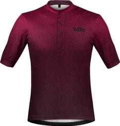 Ozio Maillot Gravel Manches Courtes Explore Bordeaux Homme