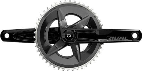 Sram Rival AXS DUB 48-35 Teeth 2x12V Quarq Power Meter Crankset (without box) Black