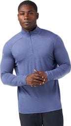 T-Shirt Technique Manches Longues Homme Smartwool Active 1/4 Zip Bleu