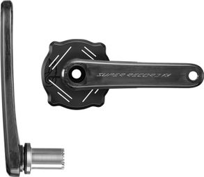 Paar Campagnolo Super Record X 1X13 Ultra Torque Kurbeln (ohne Kettenblatt) Schwarz